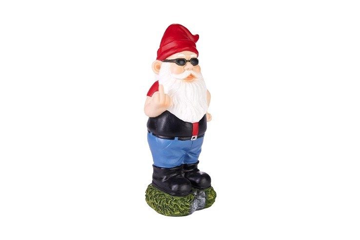 Nain de jardin XXL - Statut de figurine fuck avec lunette de soleil
