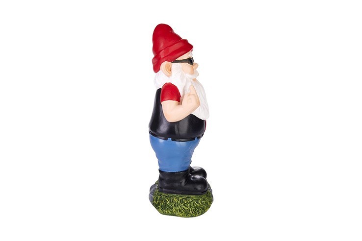 Nain de jardin XXL - Statut de figurine fuck avec lunette de soleil