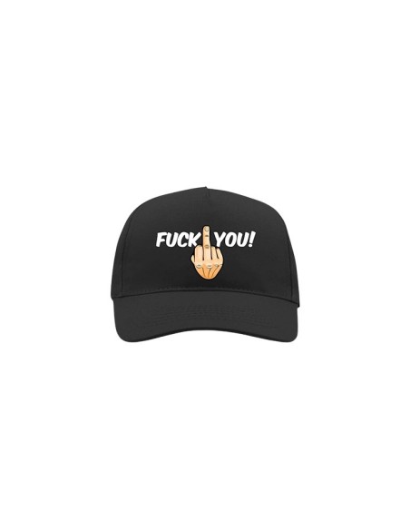 Casquette noire amusante avec inscription Fuck You