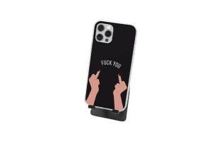 Coque fine et flexible doigt d'honneur "Fuck You" pour Samsung A12 2