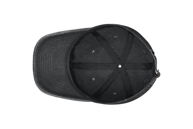 Casquette à motif chat doigt d'honneur couleur grise