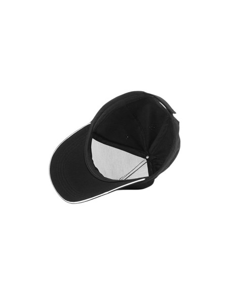 Casquette noire avec motif la faucheuse doigt d'honneur