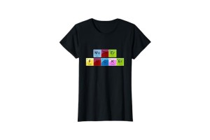 Tee-shirt drôle noir femme motif tableau périodique Mother Fucker