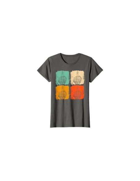 Tee-shirt rétro doigt d'honneur pour femme 🤘 Audace et style au rendez-vous