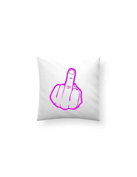 Coussin à personnaliser avec motif doigt d'honeur