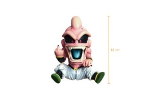 Figurine Majin Buu assis doigt d'honneur 12cm 2