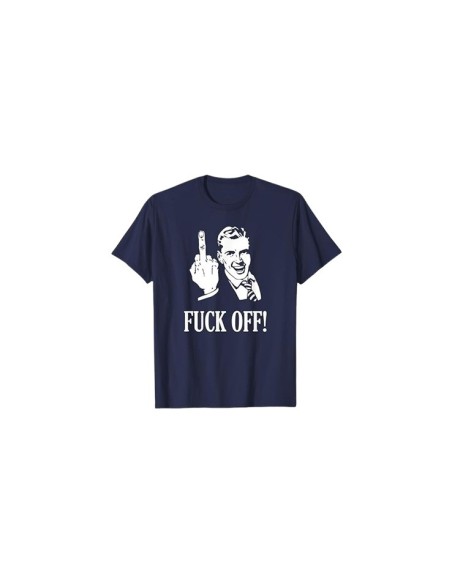 Tee-shirt Fuck Off homme bleu marine