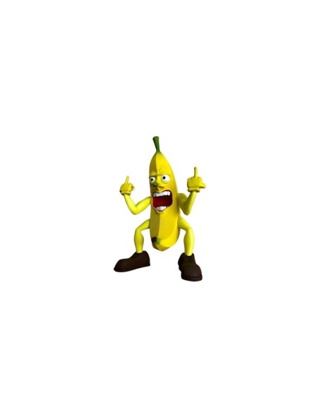 Figurine drôle banane doigt d'honneur