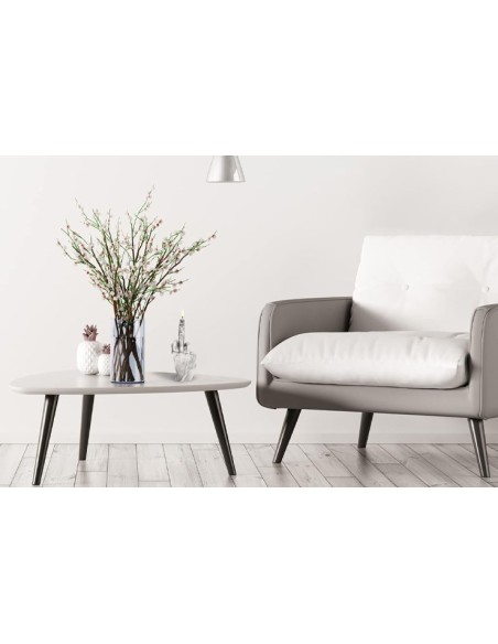 Bougie doigt d'honneur argentée 20 cm