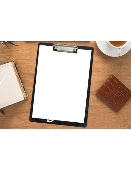 Presse-papier noir et blanc avec doigt d'honneur "Fuck You"